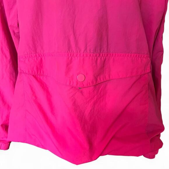 Vintage Victoria’s Secret PINK Windbreaker Jacket — Neon Pink Y2K Cozy (M) - Picture 3 of 7